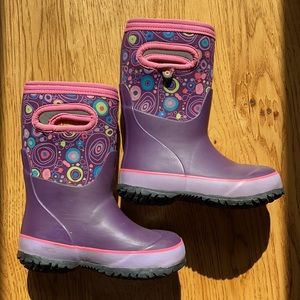 Bogs toddler girls winter snow boots size 10